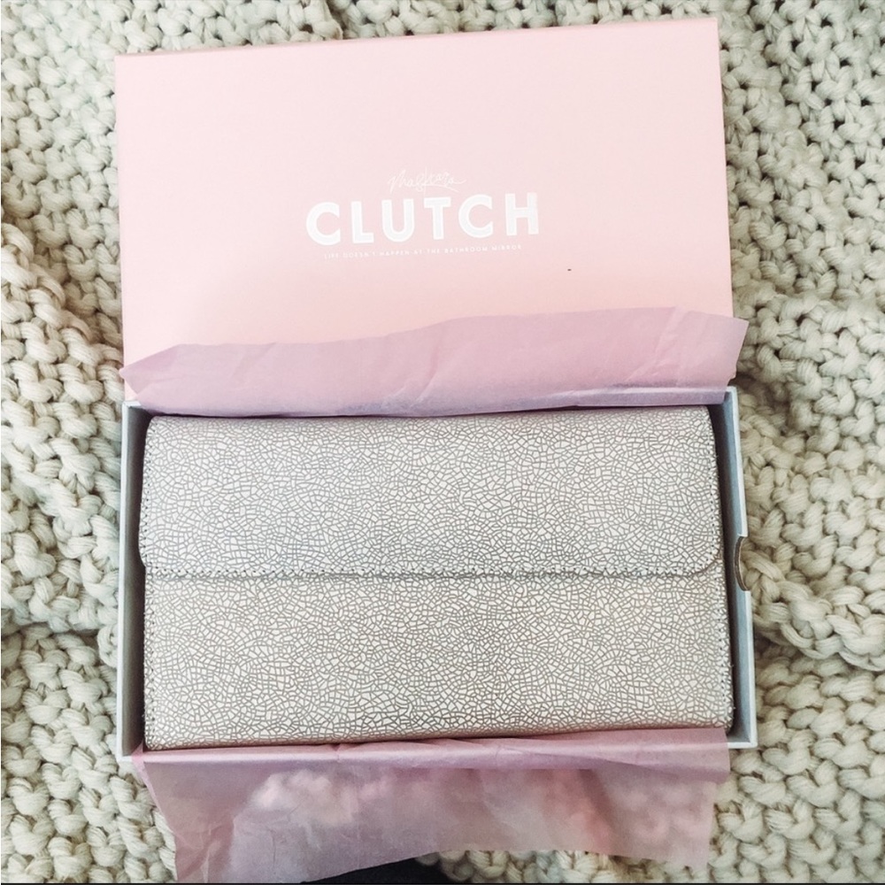 Maskcara Beauty Leather Clutch. Brand new!